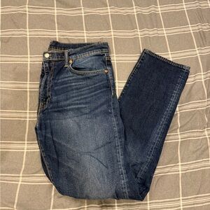 Levi's Dark Blue Straight Jeans